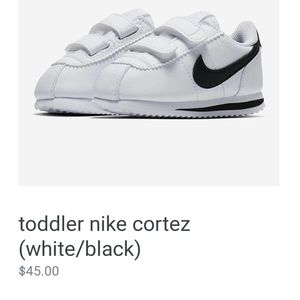 toddler Nike Cortez size 4c